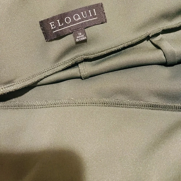 Ivy Green ELOQUII Pencil Skirt Size 18 NWOT - Picture 8 of 10